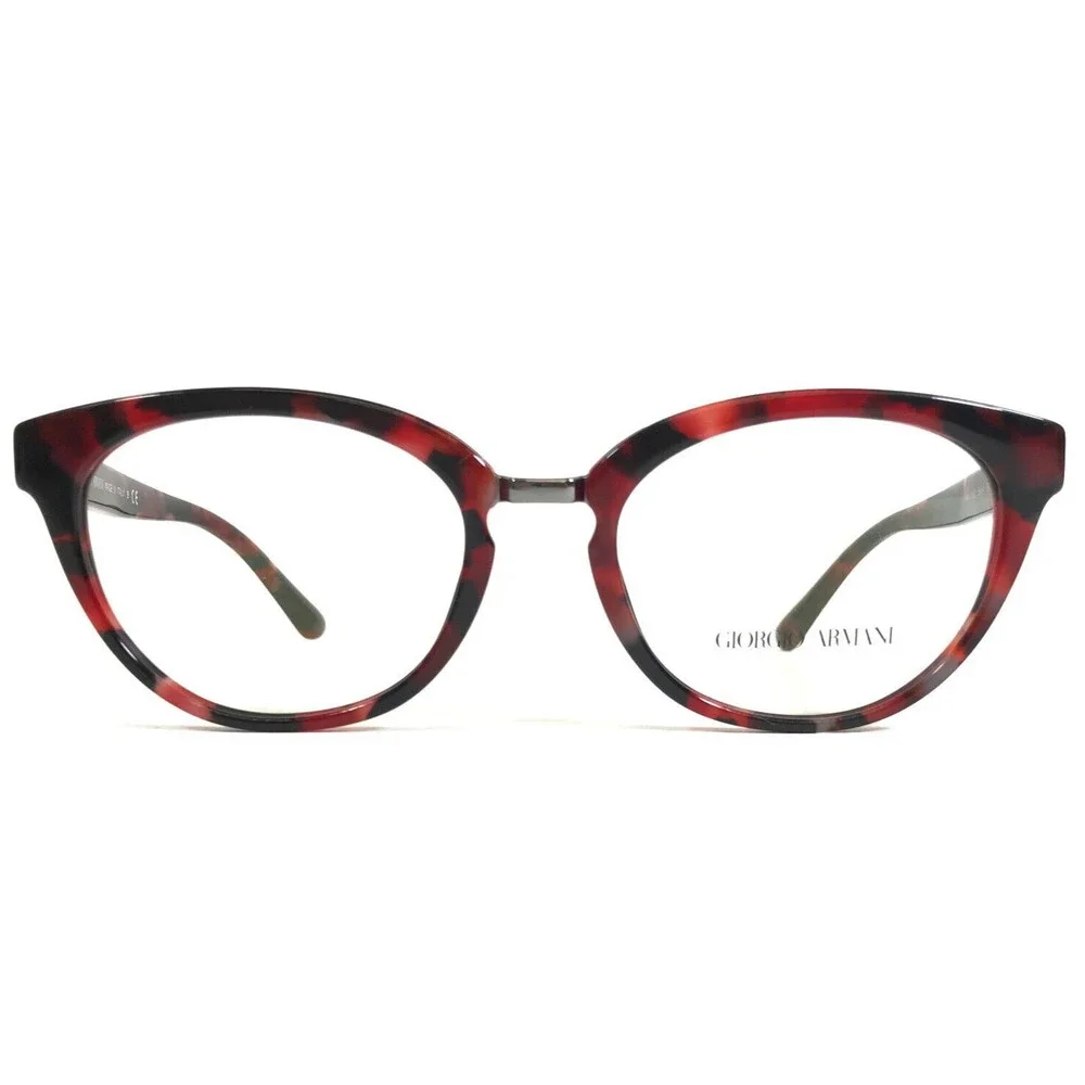Giorgio Armani Eyeglasses Frames AR 7150 5654 Black Red Tortoise 51-18-140